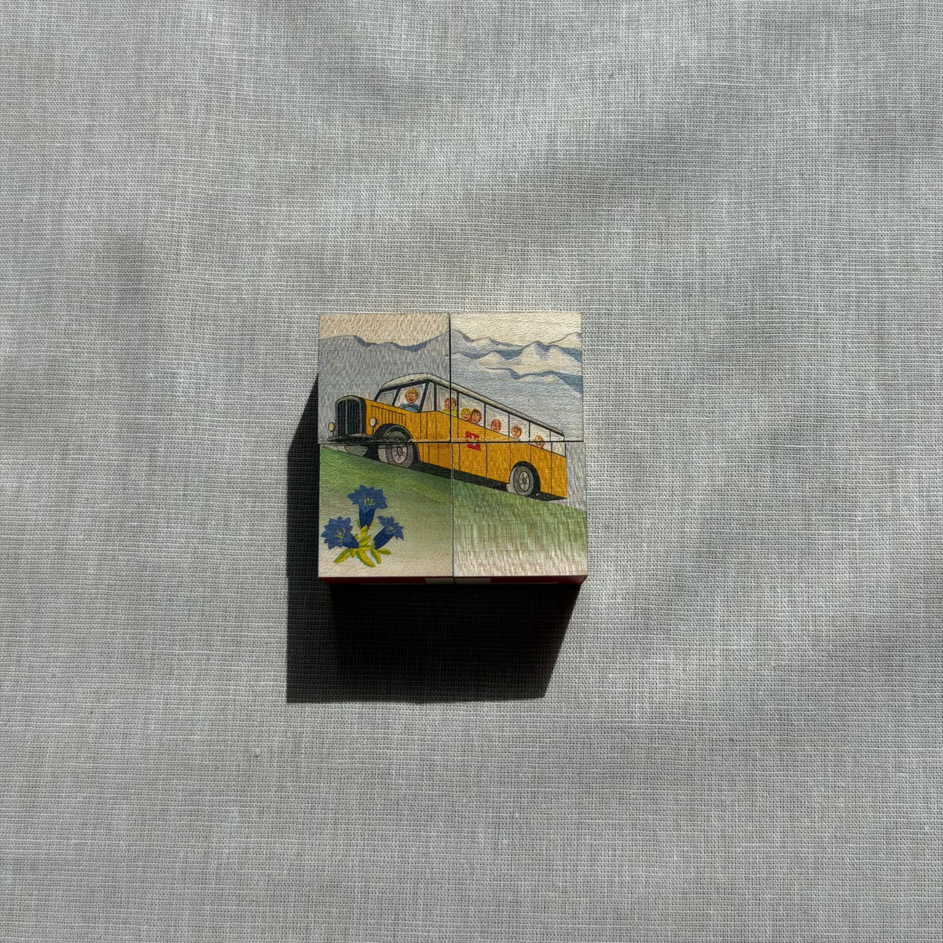 Swiss Cube Puzzle | Mini Swiss | 4-piece