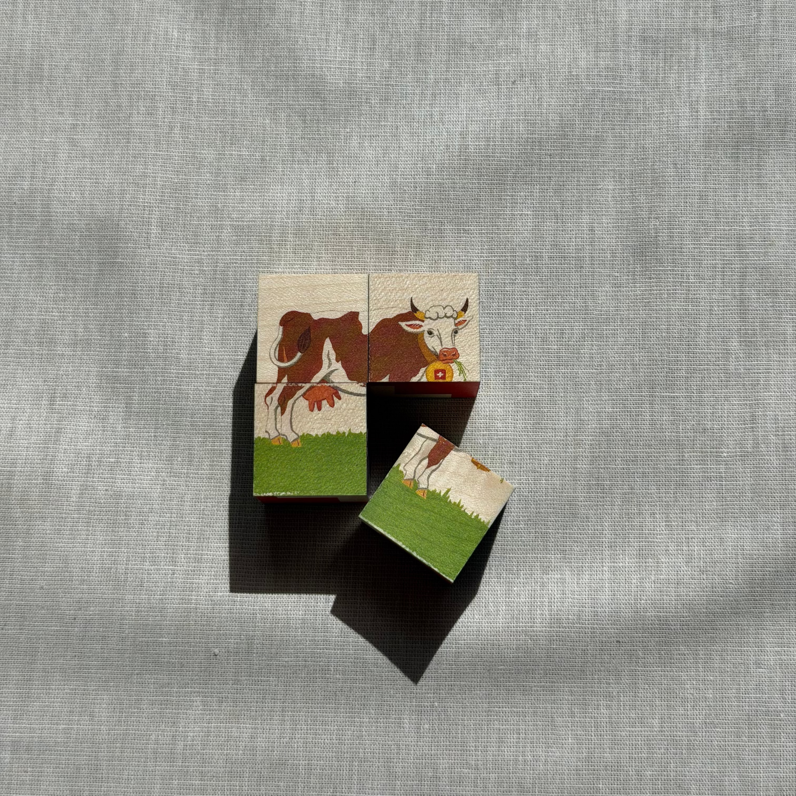 Swiss Cube Puzzle | Mini Swiss | 4-piece