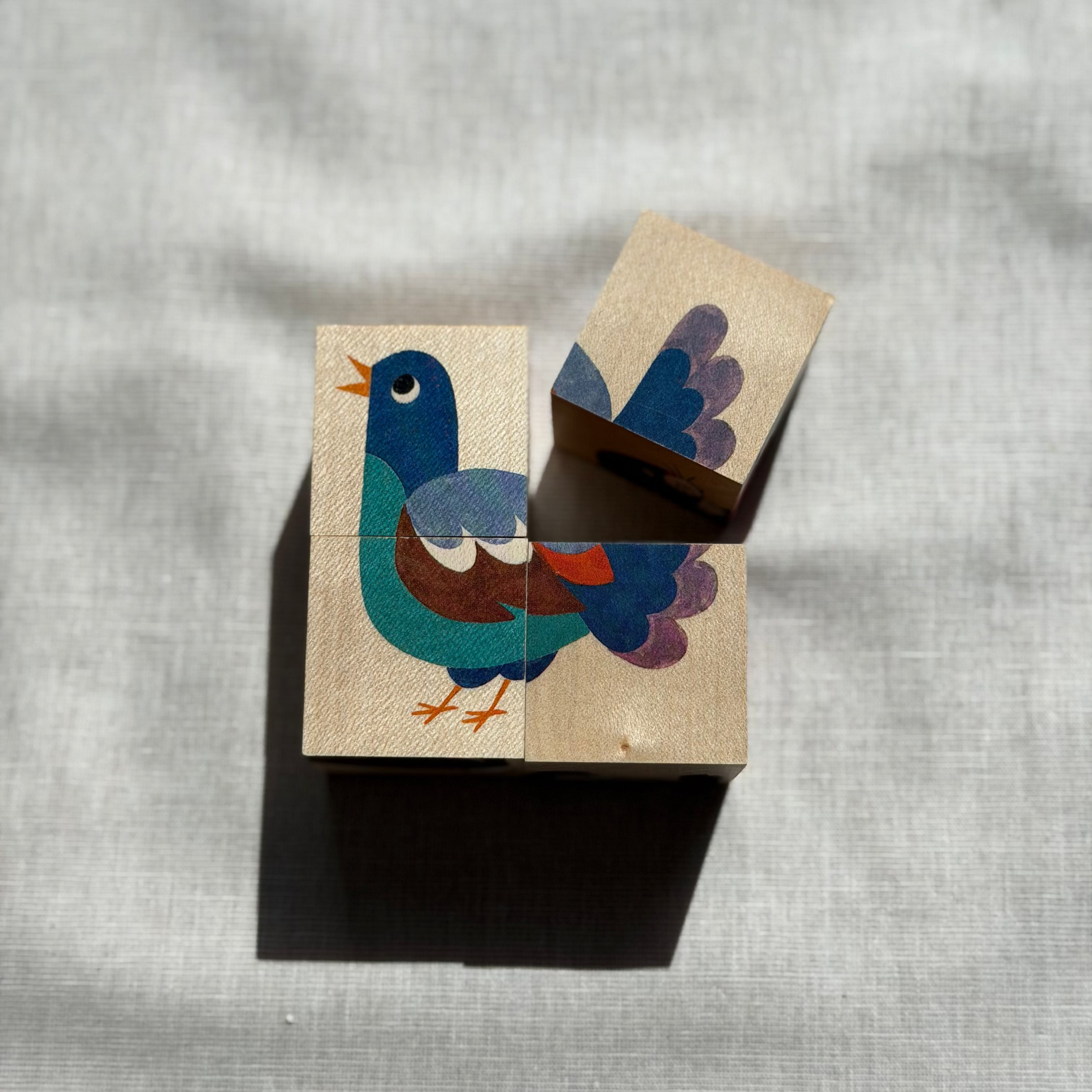 Swiss Cube Puzzle | Natura | 4-piece