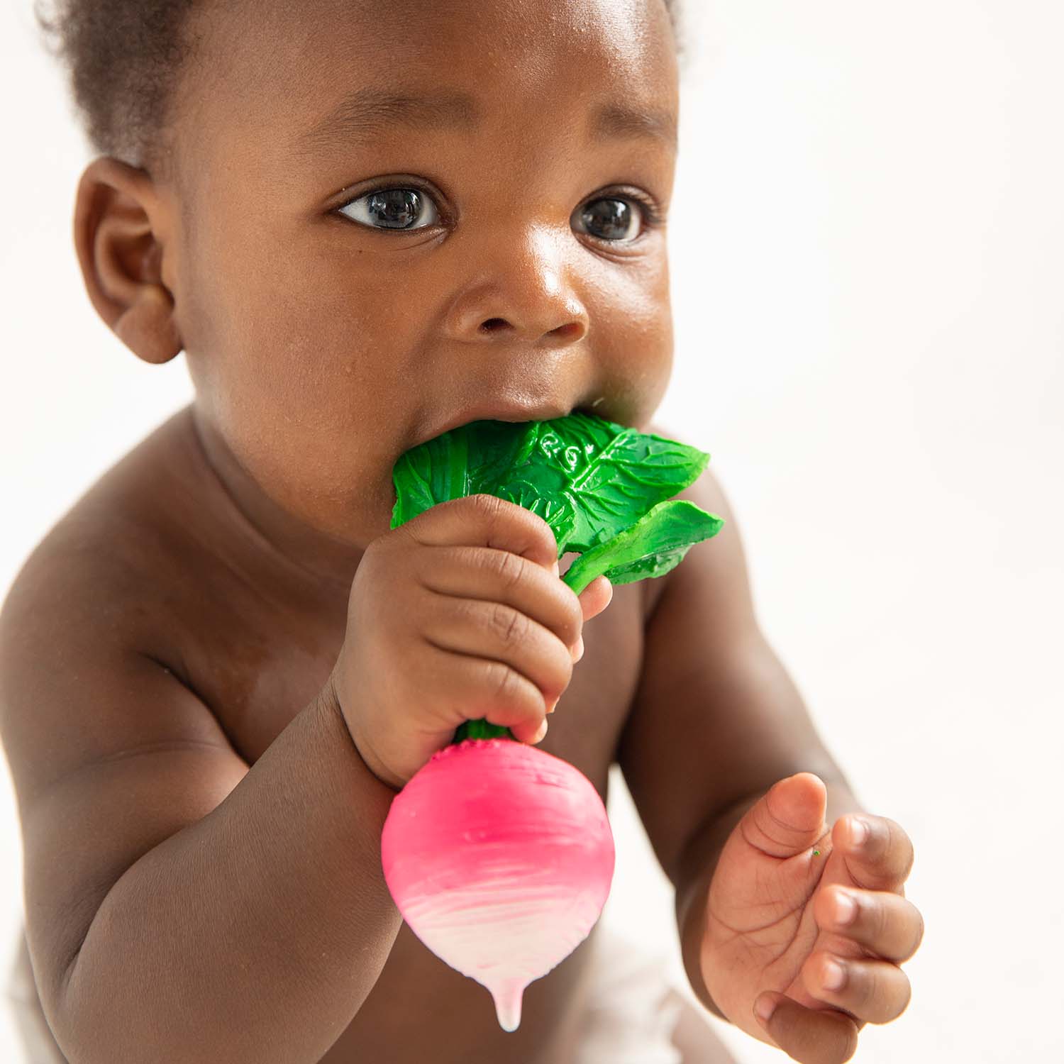 Natural Rubber Radish Teether