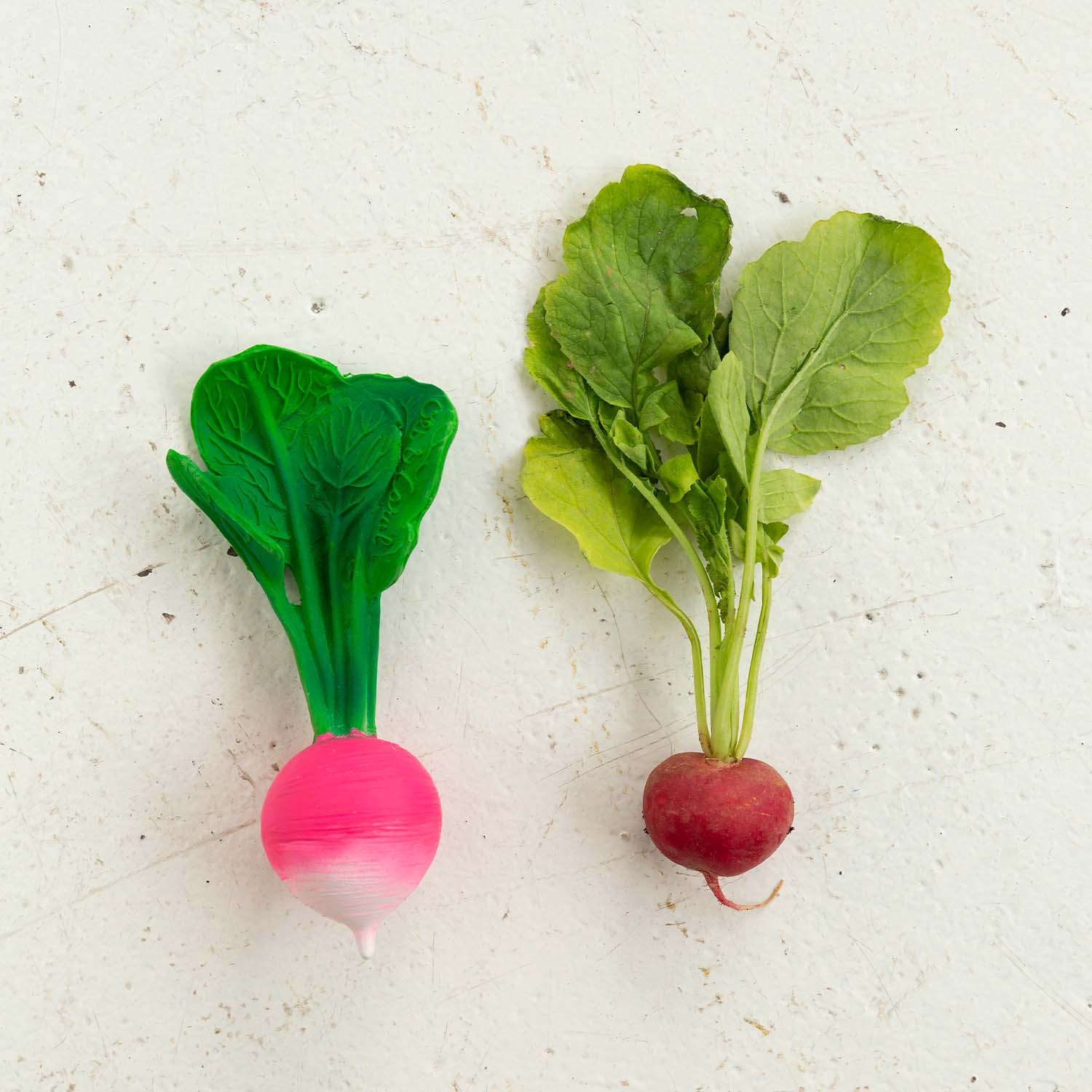 Natural Rubber Radish Teether
