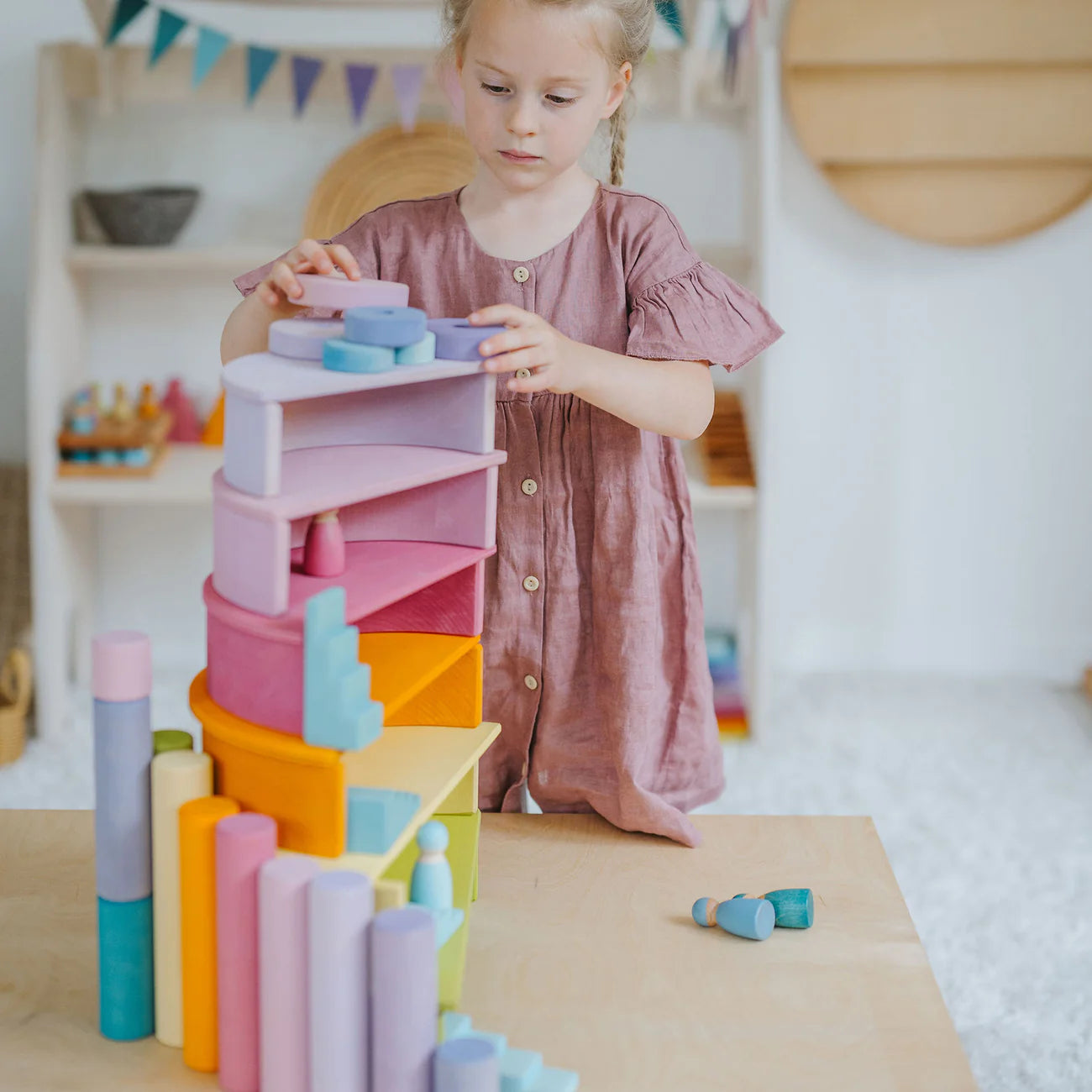 Montesorri Rainbow | Large Pastel