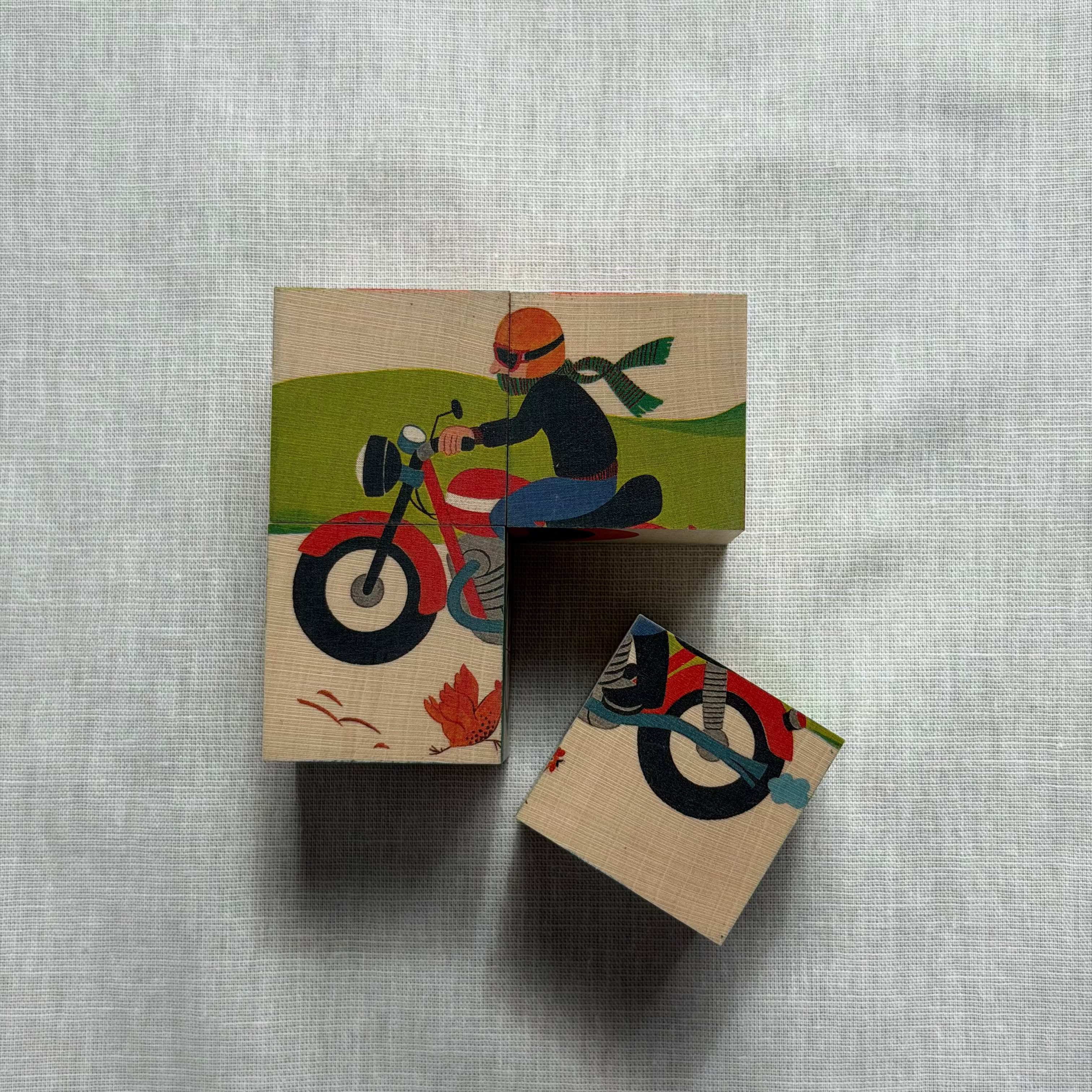Swiss Cube Puzzle | Transportation | 4-piece