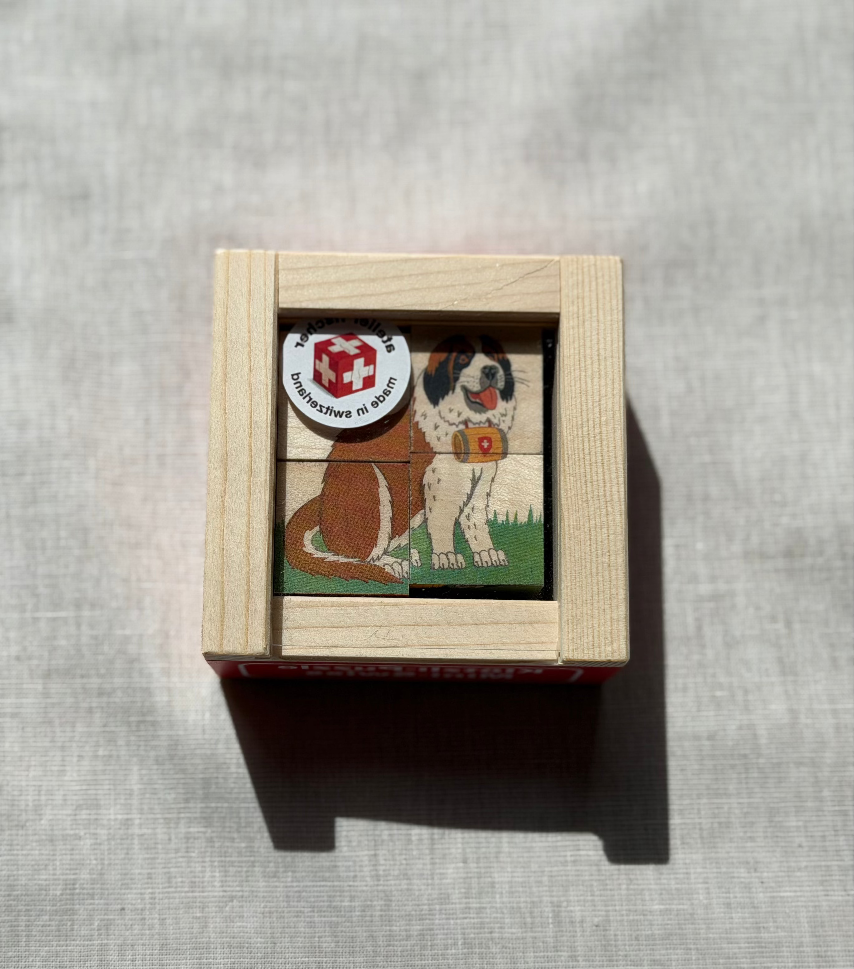 Swiss Cube Puzzle | Mini Swiss | 4-piece