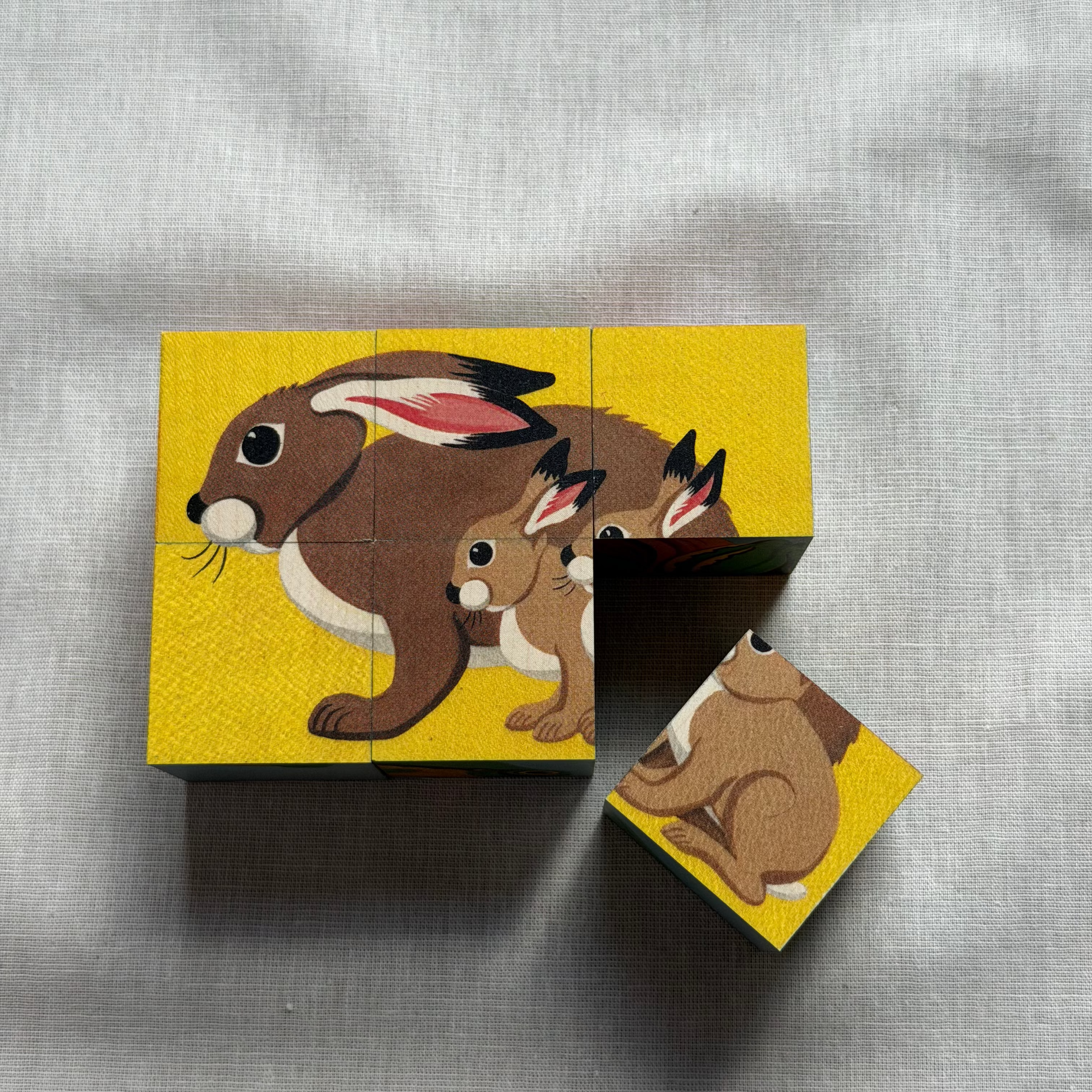Swiss Cube Puzzle | Animals | 6-piece