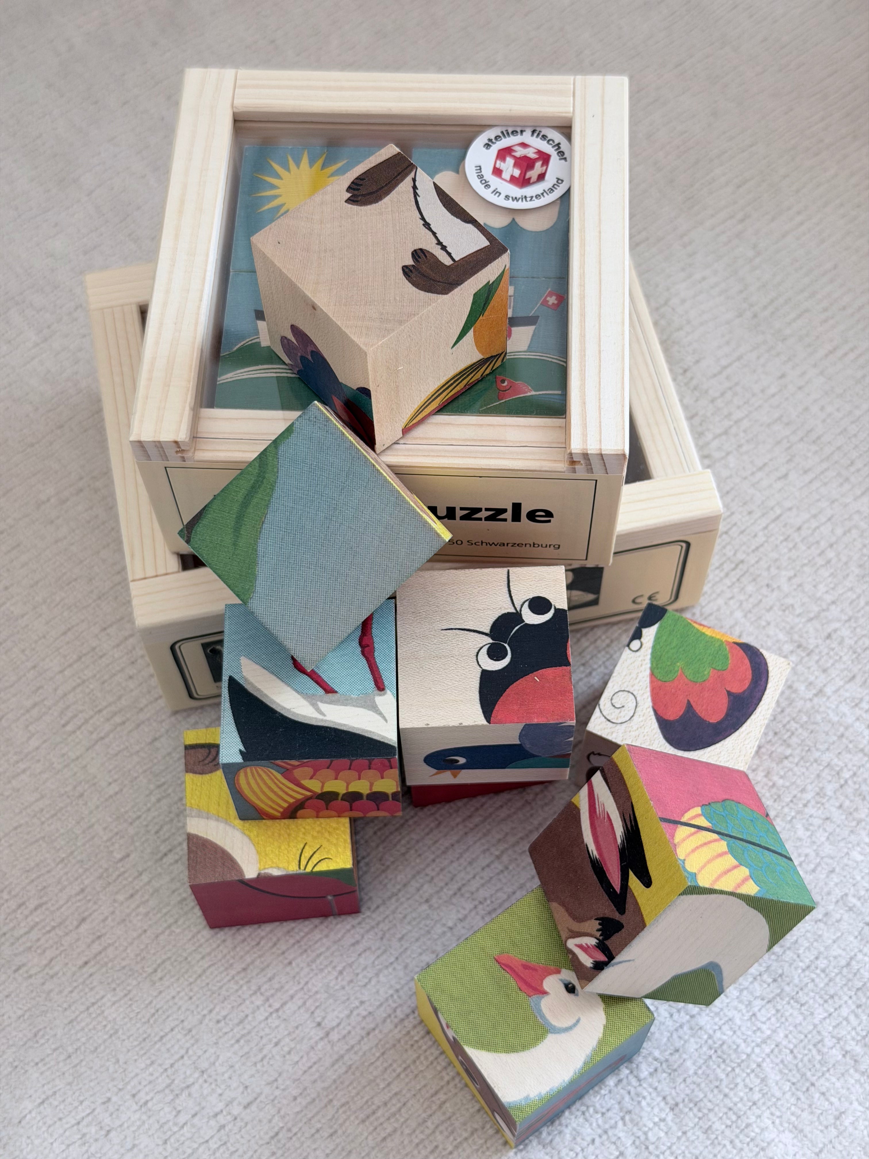 Swiss Cube Puzzle | Transportation | 4-piece